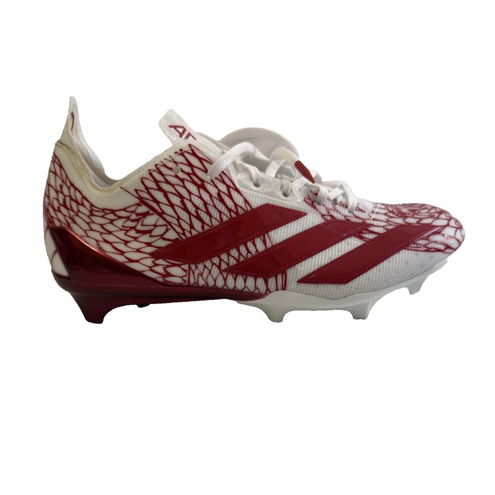 Adidas Adizero Electric Football Cleats Shoes Red White IH8571 Men Size 10 - Picture 5 of 16